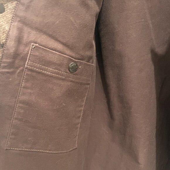 Filson Lined Mackinaw Wool Jac-shirt Limited Edition Brown/Tan Multi Size M - Picture 3 of 9
